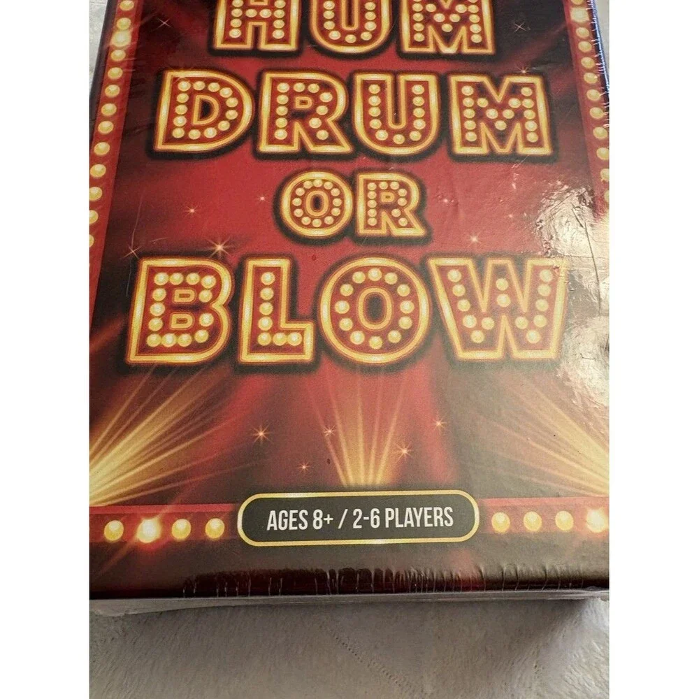 NEW Hum Drum Or Blow Board Game